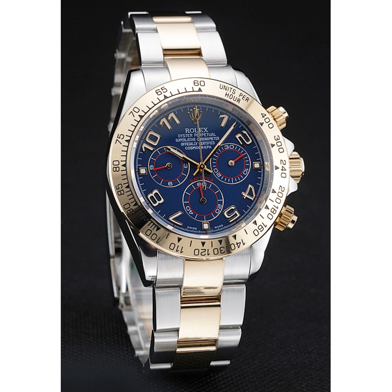 Good copy rolex watches Daytona Two 1454246 Rolex Dial Tone Bracelet Cosmograph Steel Blue Stainless 0614